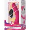 Pegasus 6" Rechargeable Ripple Peg w/Adjustable Harness & Remote - Pink