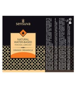 Sensuva Natural Water Based Personal Moisturizer - 4.23 oz Orange Creamsicle