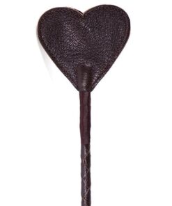 Spartacus Heart Crop - Brown Leather