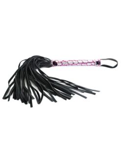 Spartacus Faux Leather Flogger - Pink