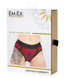 Sportsheets Em.Ex. Contour Harness X-Large - Red