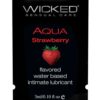 Wicked Sensual Care Waterbased Lubricant - .1 oz Strawberry