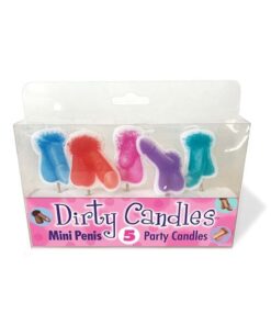 Mini Penis Dirty Candle Set - Set of 5