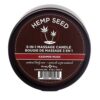 Earthly Body Suntouched Hemp Candle - 6 oz Round Tin Kashmir Musk