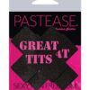 Pastease Great Tits Cross - Black/Pink O/S