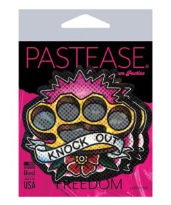 Pastease Diamond Thom Brass Knock Out Knuckles - Multi Color O/S