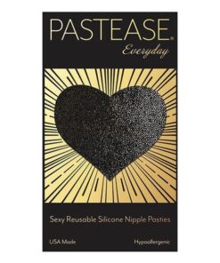 Pastease Reusable Liquid Heart - Black O/S