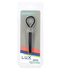 Lux Active Tether Adjustable Cock Tie - Black