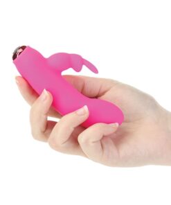 Alice's Bunny Rechargeable Bullet w/Rabbit Sleeve - 10 Functions Pink