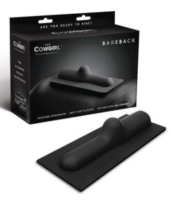 The Cowgirl Bareback Silicone Attachment - Black