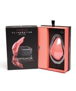 Clandestine Devices Companion Panty Vibe w/Wearable Remote - Coral