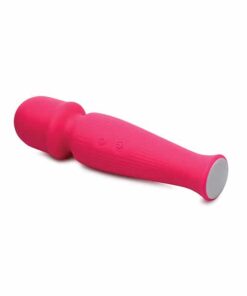 Curve Toys Gossip Silicone Vibrating Wand 10x - Magenta