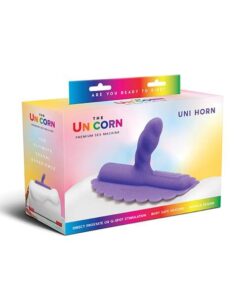 The Cowgirl Unicorn Uni Horn Silicone Attachment - Purple