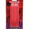 Japanese Drip Candles - Pack of 3 Red