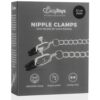 Easy Toys Big Nipple Clamps w/Chain - Silver