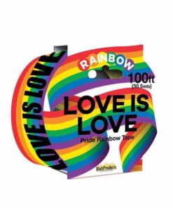 Love Is Love Rainbow Style Caution Party Tape