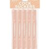 Cock Suckers Pecker Straws - Vanilla Lovers Pack of 10