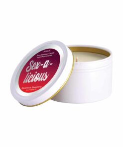 Jelique Massage Candle - 4 oz Sex-A-Licious Ravenous Raspberry