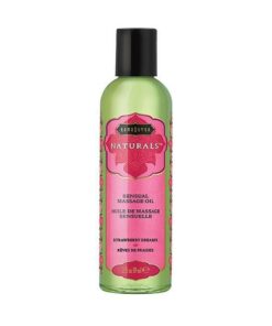 Kama Sutra Naturals Massage Oil - 2 oz Strawberry Dreams