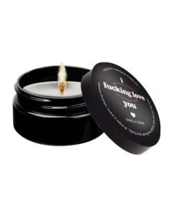 Kama Sutra Mini Massage Candle - 2 oz I Fcking Love You