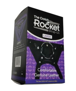 Locked In Lust Crotch Rocket Strap-On Large - Black