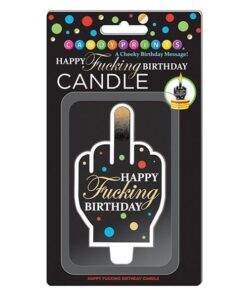 Happy Fucking Birthday Large FU Candle