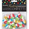 Happy Fucking Birthday FU Finger Confetti