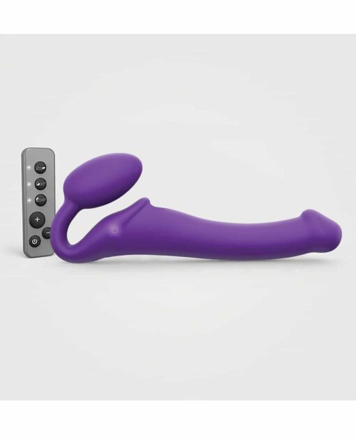 Strap On Me Vibrating Bendable Strapless Strap On Medium - Purple