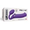 Strap On Me Vibrating Bendable Strapless Strap On Xlarge - Purple