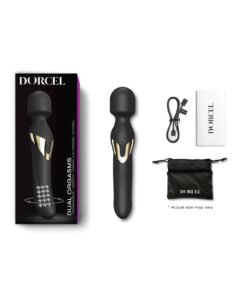 Dorcel Dual Orgasms Wand - Black/Gold