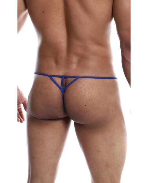 Male Basics Sinful Hipster Music T Thong G-String Blue Print SM