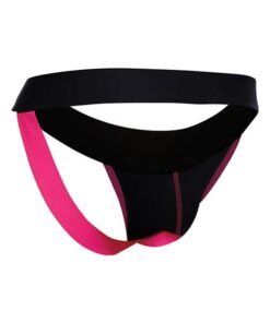 Male Basics Neon Jockstrap Coral LG