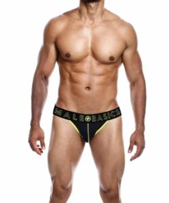 Male Basics Neon Jockstrap Neon Yellow SM