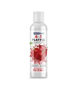 Swiss Navy 4 in 1 Flavors Poppin Wild Cherry - 1 oz