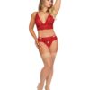 Sugar & Spice Bra & Panty Red L/XL