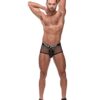 Cock Pit Fishnet Mini Cock Ring Short Black XL