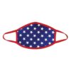 Neva Nude Murica USA Blue Star Mask w/100% Cotton Liner Red LG