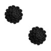 Burlesque Nightfall Roses Reusable Silicone Nipztix - Black O/S