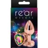 Rear Assets Rose Gold Heart Small - Rainbow