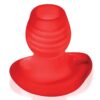 Oxballs Glowhole 2 Hollow Buttplug w/LED Insert Large - Red Morph