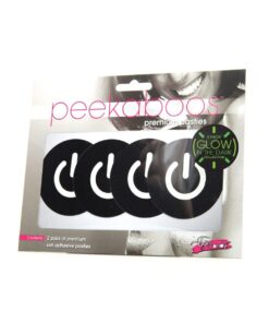 Peekaboos Glow in the Dark Power Button - Pack of 2