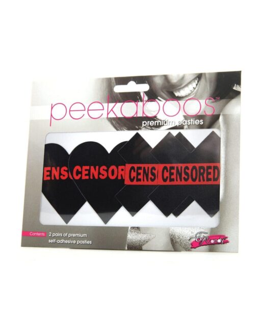 Peekaboos Censored Hearts & X - Pack of 2