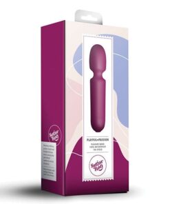 SugarBoo Playful Passion Wand Vibrator - Burgundy