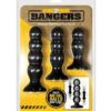 Boneyard Bangers Silicone Butt Plug Training Kit - Black