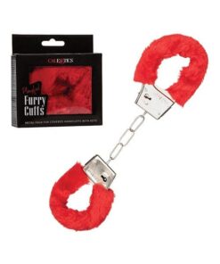 Playful Furry Cuffs - Red