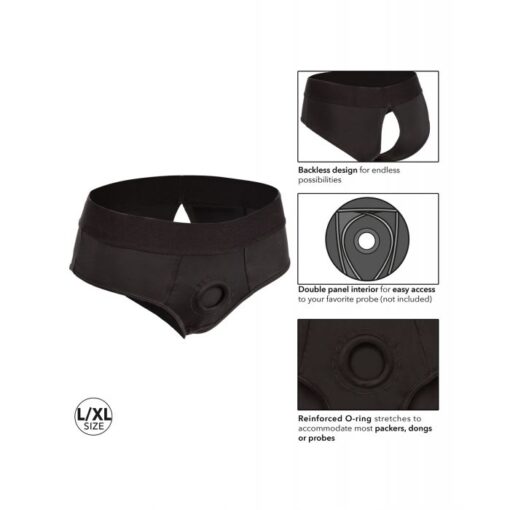 Boundless Backless Brief L/XL - Black