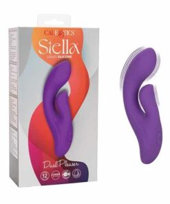 Stella Liquid Silicone Dual Pleaser - Purple