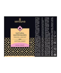 Sensuva Natural Water Based Personal Moisturizer - 4.23 oz Cotton Candy