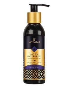 Sensuva Natural Water Based Personal Moisturizer - 4.23 oz Blueberry Muffin