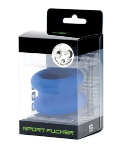 Sport Fucker Muscle Silicone Ball Stretcher - Blue